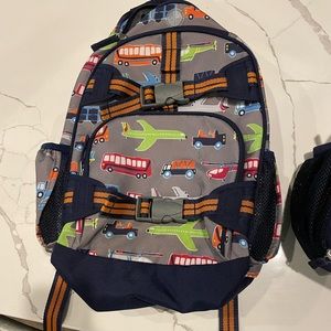 Small pottery barn backpack and classic lunch box